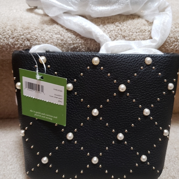 SOLD Kate Spade Pearl Studded Bag - Picture 8 of 11
